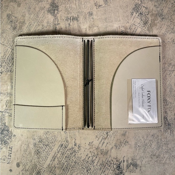 Foxy Fix Handcrafted Tan Leather Notebooks Made in USA - Picture 7 of 9